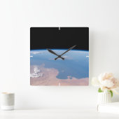 チュニジア、リビアの沿岸とシチリア島 スクエア壁時計 (ホーム)