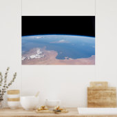 チュニジア、リビアの沿岸とシチリア島 ポスター (キッチン)