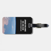 チュニジア、リビアの沿岸とシチリア島 ラゲッジタグ (裏面横)