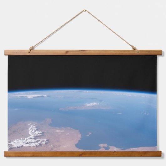 チュニジア、リビアの沿岸とシチリア島 吊り下げ型タペストリー (正面)