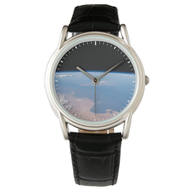 チュニジア、リビアの沿岸とシチリア島 腕時計 (正面)