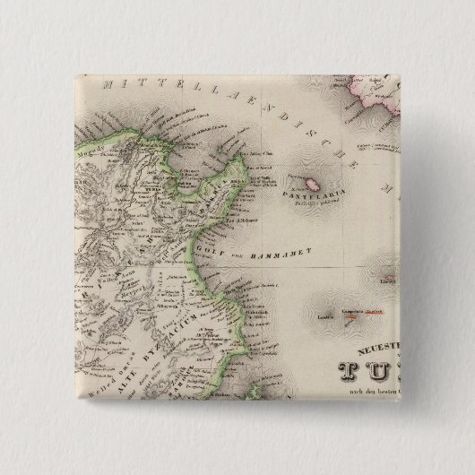 チュニジア 缶バッジ (正面)