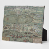 チュニスの地図, 'Civitates Orbis Terrarum'からの'G フォトプラーク (側面)