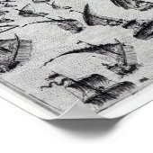 チュニスの撮影の地図 ポスター (角)