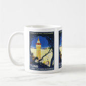 チュニスの~ L'Orient補助のPortes deマルセーユ コーヒーマグカップ (左)