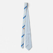 チュニスストライプ国旗 ネクタイ (裏面)