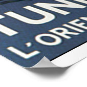 チュニスヴィンテージ旅行ポスター ポスター (角)