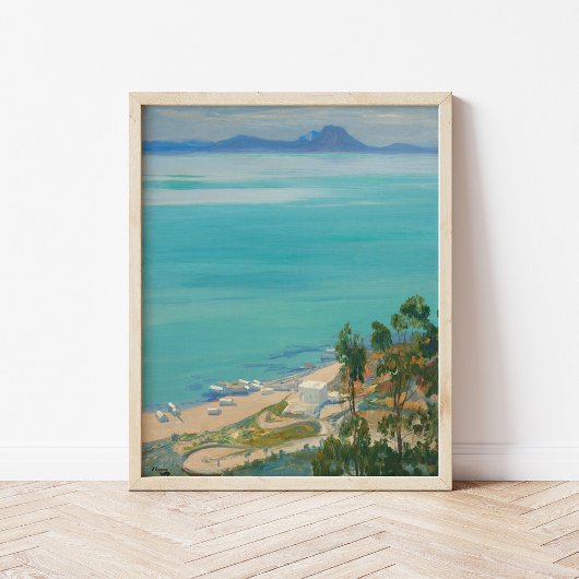 チュニス湾(朝) | サー・ジョン・レイヴリー ポスター