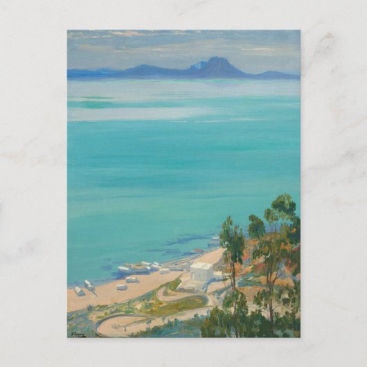 チュニス湾（朝） | サー・ジョン・レイヴリー ポストカード (正面)