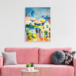 チュニス近郊サンジェルマン | Auguste Macke | キャンバスプリント