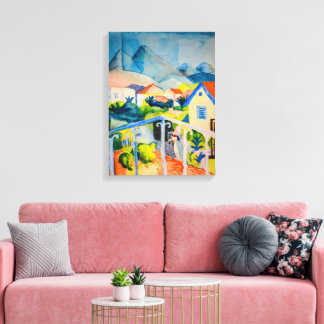 チュニス近郊サンジェルマン | Auguste Macke | キャンバスプリント