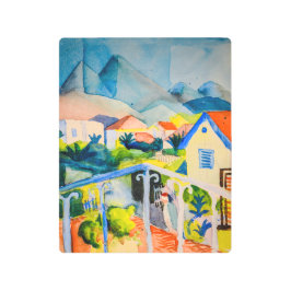 チュニス近郊サンジェルマン | Auguste Macke | メタルプリント