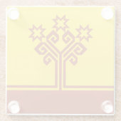 チュバシア国旗 ガラスコースター (裏面)