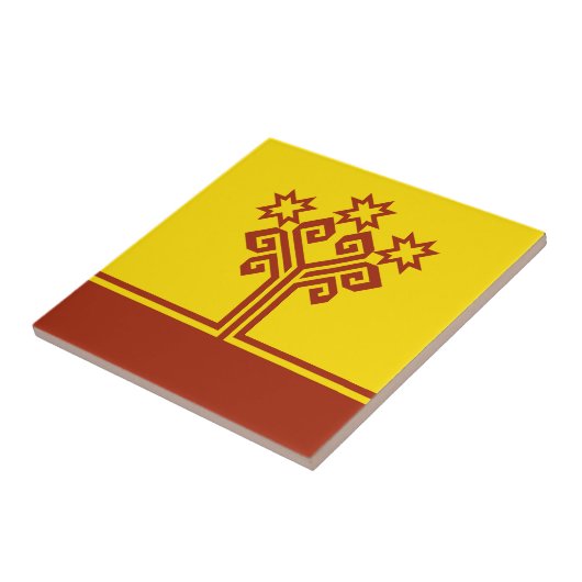 チュバシア国旗 タイル (側面)