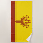 チュバシア国旗 ビーチタオル (正面)