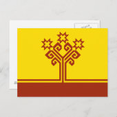 チュバシア国旗 ポストカード (正面/裏面)