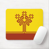 チュバシア国旗 マウスパッド (マウス)