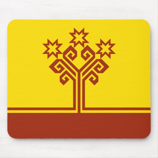 チュバシア国旗 マウスパッド (正面)