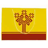 チュバシア国旗 ラージペーパーバッグ (裏面)