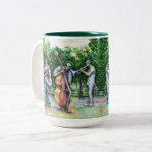 チュバ選警告手についてママ・ネバー・ミー ツートーンマグカップ (正面左)