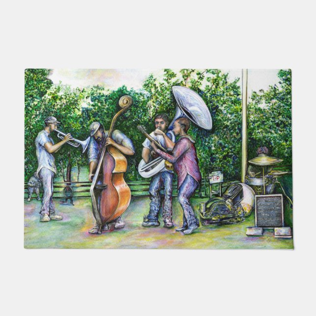 チュバ選警告手についてママ・ネバー・ミー ドアマット (正面)