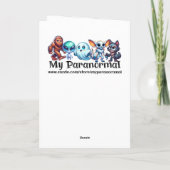 チュパカおもしろいブラプン誕生日 カード (裏面)