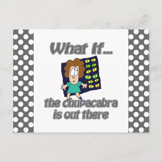 チュパカバ ポストカード (正面)