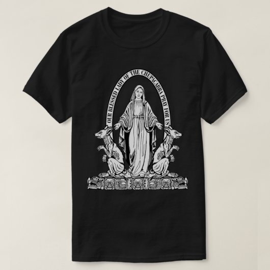 チュパカブラの女神 Tシャツ (デザイン正面)