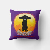 チュパカブラまたはチワワ、おもしろい犬2面 クッション (裏面)