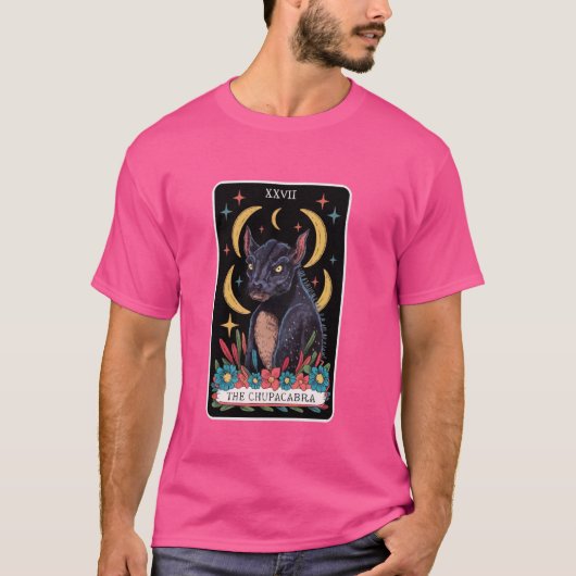 チュパカブラ伝説的な生き物神話的な獣の地下聖堂 Tシャツ (正面)