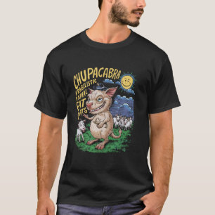 チュパカブラ伝説的な生き物神話的な獣の地下聖堂 Tシャツ