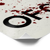 チュパカブラ徴候に注意する ポスター (コーナー)