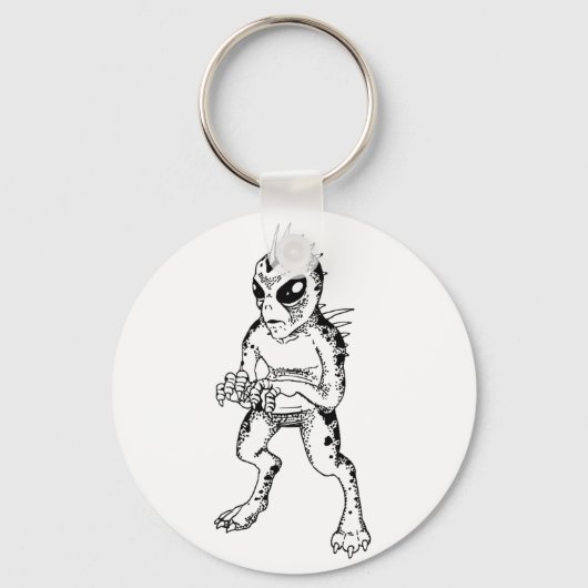 チュパカブラ（スケッチ） キーホルダー (正面)