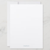 チュパモダンー葉ユダヤ結婚式招待状 招待状 (裏面)