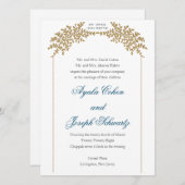 チュパ素晴らしユダヤ結婚式招待状 招待状 (正面/裏面)