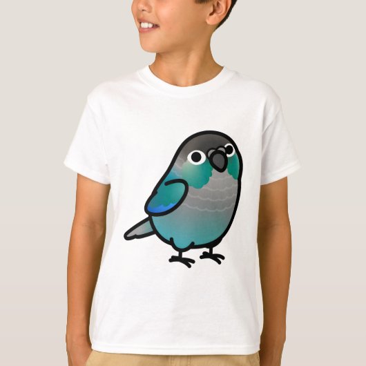 チュビーグリーンチークコンアターコイズ Tシャツ (正面)