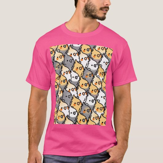 チュビーコッカティエルパーティー Tシャツ (正面)