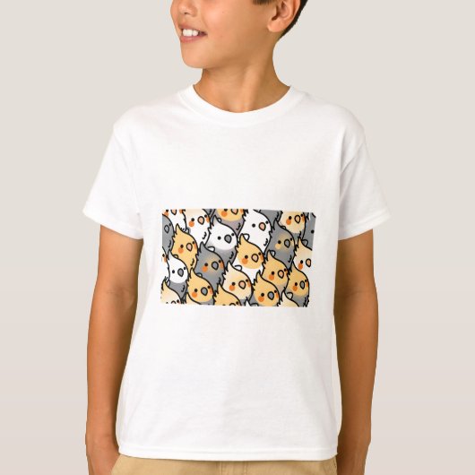 チュビーコッカティエルパーティー Tシャツ (正面)