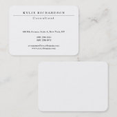 チュビースタイリッシュクラシックプロフェッショナルクリエーター 名刺 (正面/裏面)