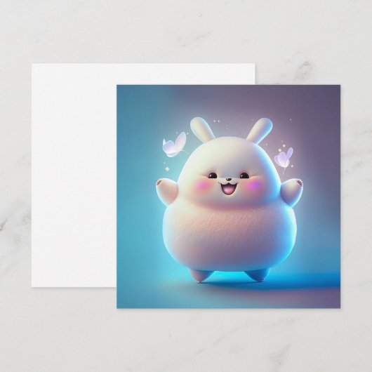 チュビーバニー&蝶 (正面/裏面)