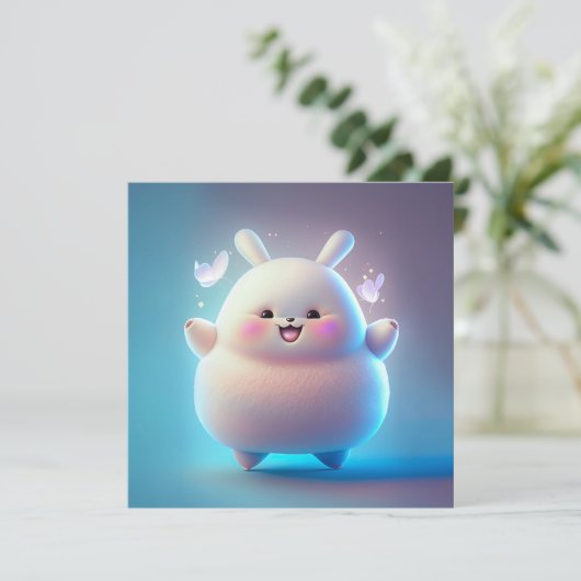 チュビーバニー&蝶 (スタンド正面)