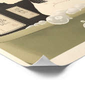 チュビー日本の子猫アートプリント ポスター (角)