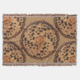 チュマシュ先住民アメリカンアート スローブランケット