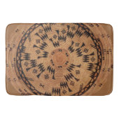 チュマシュ先住民アメリカンアート バスマット (正面)