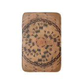 チュマシュ先住民アメリカンアート バスマット (正面縦)