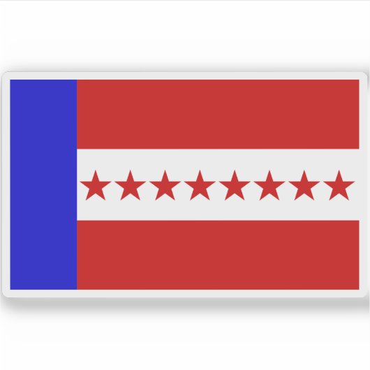 チュモトゥ国国旗（1832年～1843年） シール (正面)