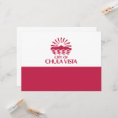 チュラビスタ州旗（カリフォルニア州） カード (正面/裏面インサイチュ)
