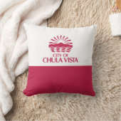 チュラビスタ州旗（カリフォルニア州） クッション (ブランケット)