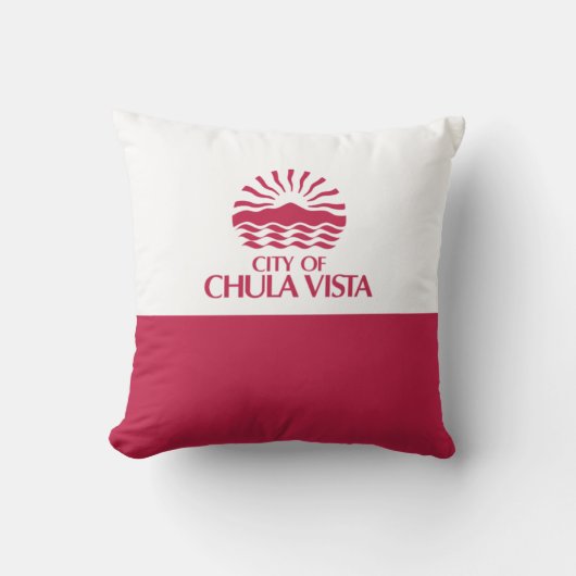 チュラビスタ州旗（カリフォルニア州） クッション (正面)