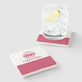 チュラビスタ州旗（カリフォルニア州） ストーンコースター (横)